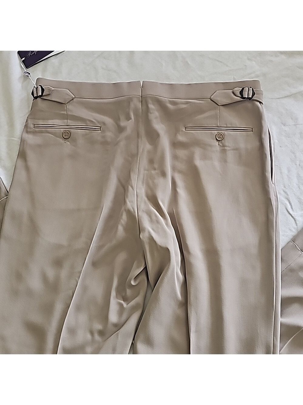 Ralph Lauren Purple Label Tan Pant - Picture 2 of 7